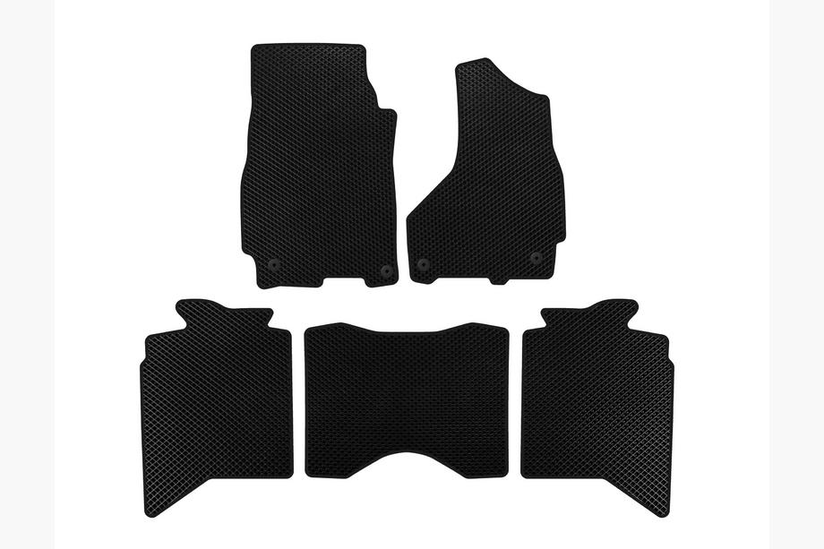 Dodge RAM (DS/DJ/D2) 2009–2024 EVA automatten (2013+, 5-zits, Zwart) Image