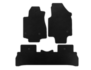 Honda Pilot 2008–2015 EVA vloermattenset (2008-2012, 7-zits, Zwart) foto 1