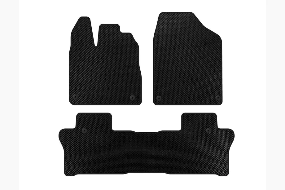 Honda Pilot 2015–2022 EVA automatten (2 rijen, zwart) Image
