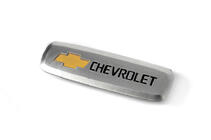 Chevrolet Aluminium badge voor automatten (1 st.) foto 1