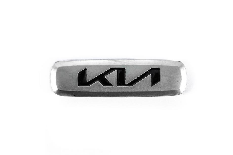 KIA Aluminium embleem voor automatten V-2 (1 st.) Foto 2