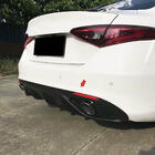 Alfa Romeo Giulia 2016–2022 Achterbumperdiffuser met eindstukken V1 (kunststof) foto 3