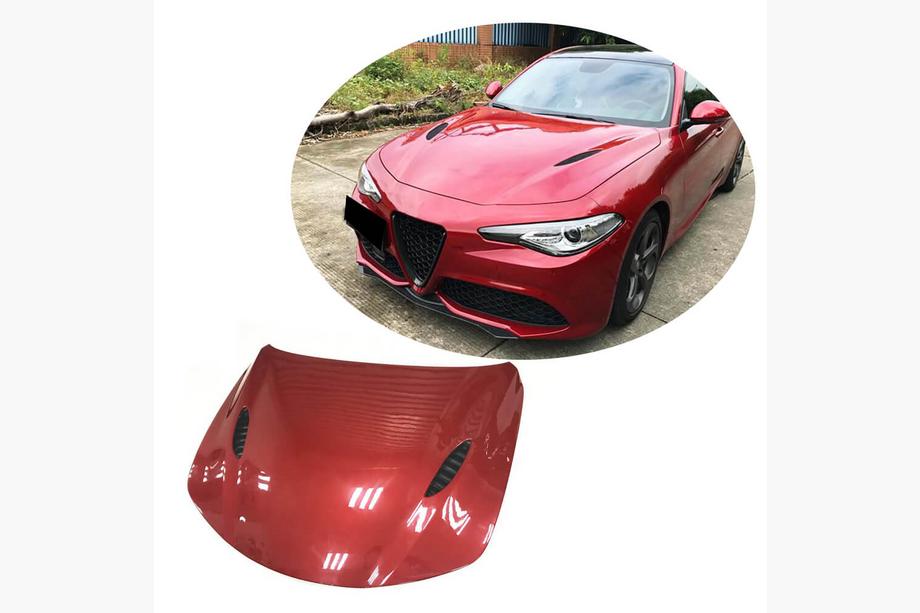Alfa Romeo Giulia 2016–2022 Motorkap V2 (carbon) Image