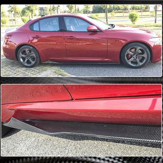 Sideskirts V3 (voor Base/Sport, Carbon) foto 4