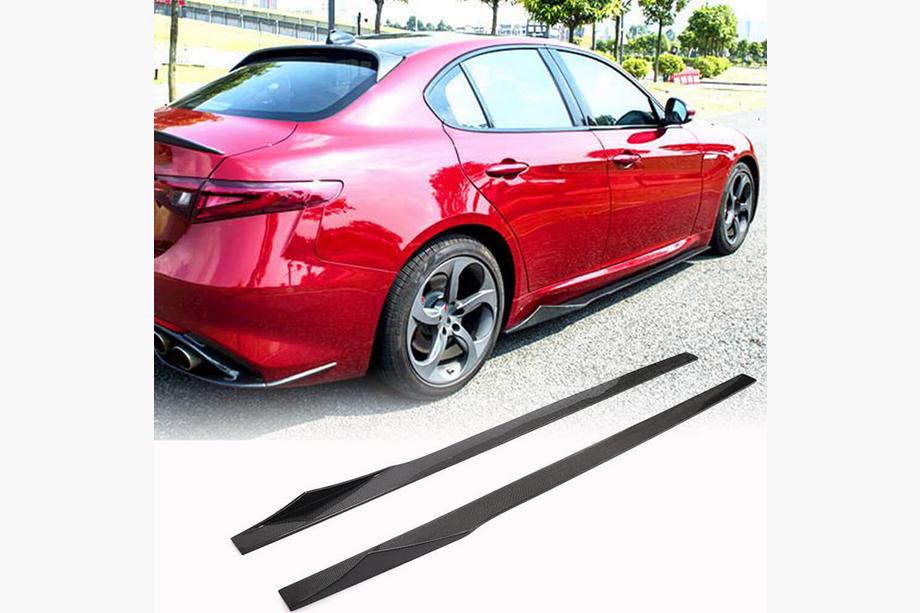 Alfa Romeo Giulia 2016–2022 Sideskirts V3 (voor Base/Sport, Carbon) Image