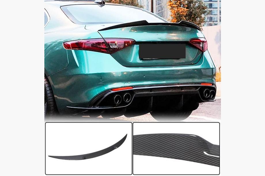Alfa Romeo Giulia 2016–2022 Spoiler V5 (Dry Carbon) Foto 2