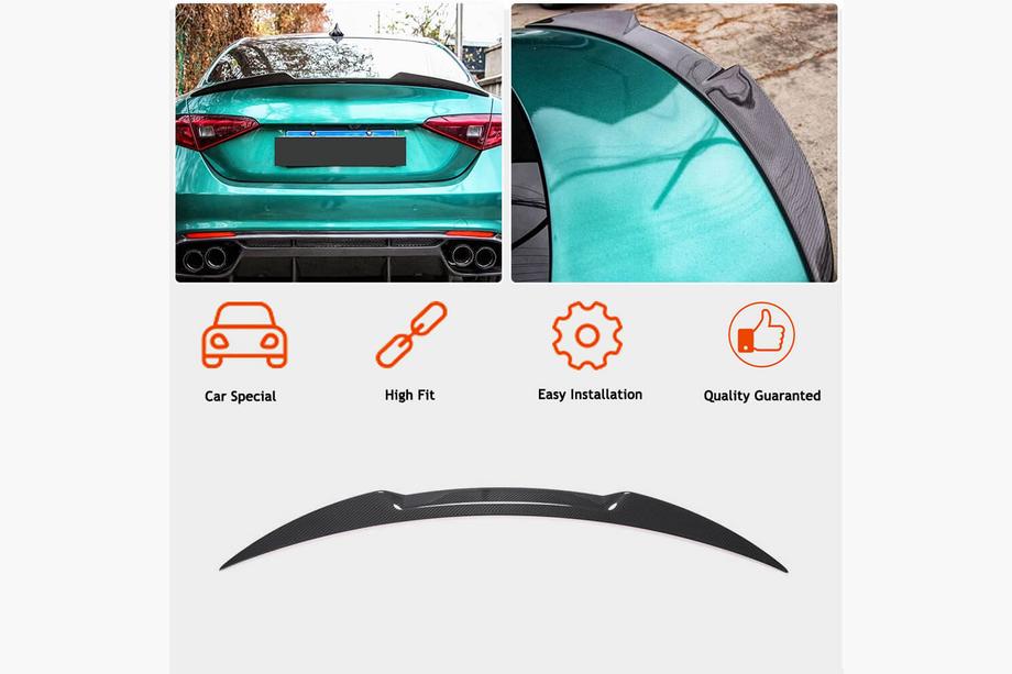 Alfa Romeo Giulia 2016–2022 Spoiler V5 (Dry Carbon) Foto 3