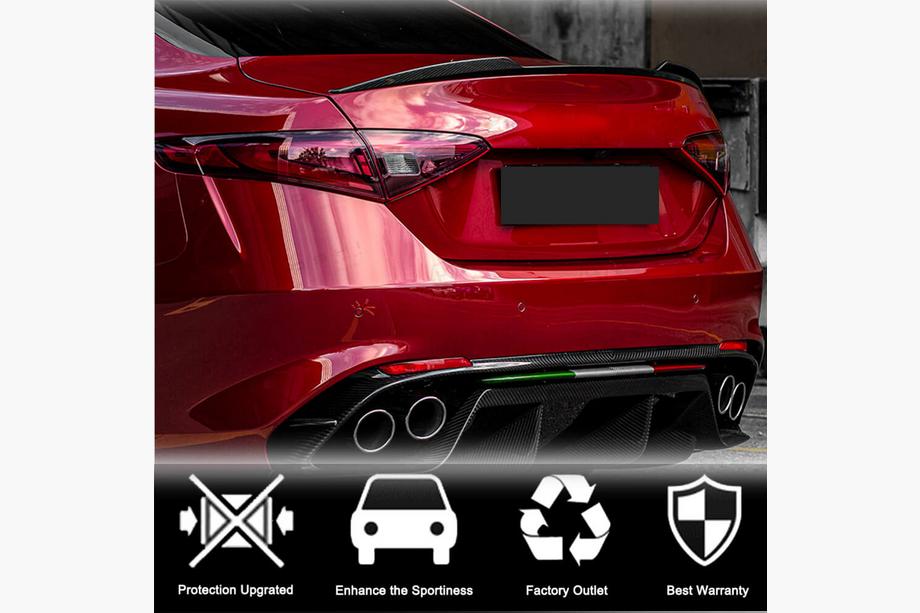 Alfa Romeo Giulia 2016–2022 Spoiler V5 (Dry Carbon) Foto 4