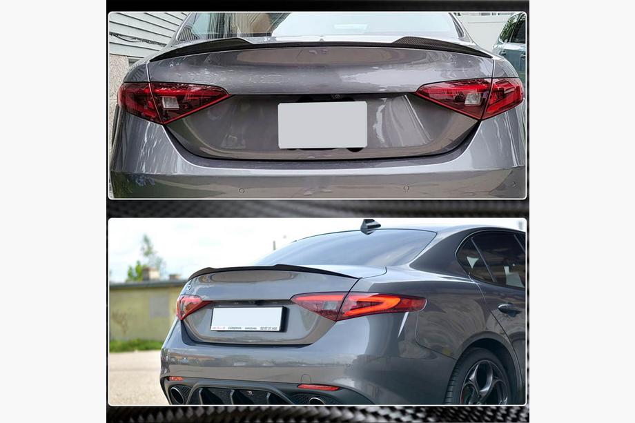 Alfa Romeo Giulia 2016–2022 Spoiler V5 (Dry Carbon) Foto 5