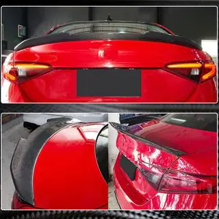Spoiler V4 (Carbon) Alfa Romeo Giulia 2016–2022 foto 4