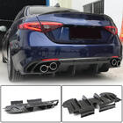 Alfa Romeo Giulia 2016–2022 Achterbumper diffuser V1 (voor Base, carbon) foto 1