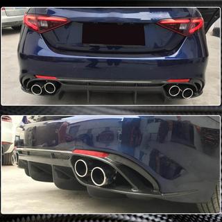 Achterbumper diffuser V1 (voor Base, carbon) foto 4