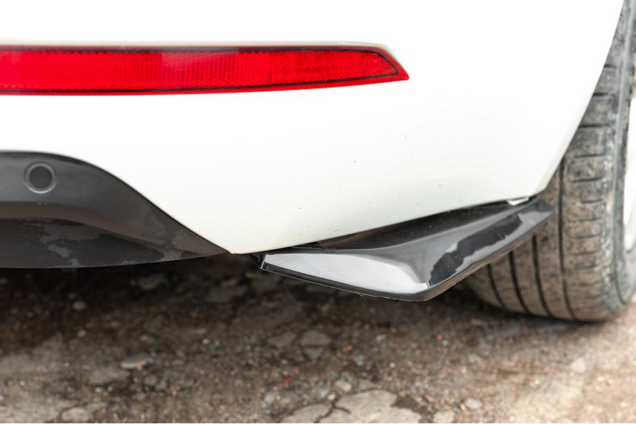 Universele Flap-extensions voor achterbumper type-A (2 stuks, hoogglans zwart, ABS-kunststof) Foto 10
