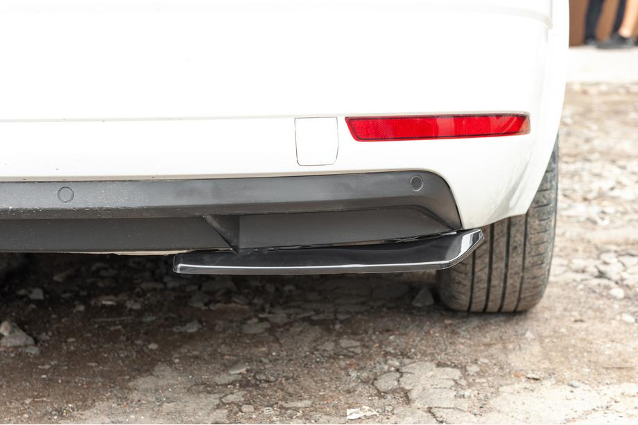 Universele Flap-extensions voor achterbumper type-A (2 stuks, hoogglans zwart, ABS-kunststof) Foto 11