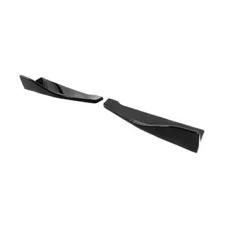 Universele flap-extensions voor achterbumper type B (2 stuks, hoogglans zwart, ABS-kunststof) foto 3