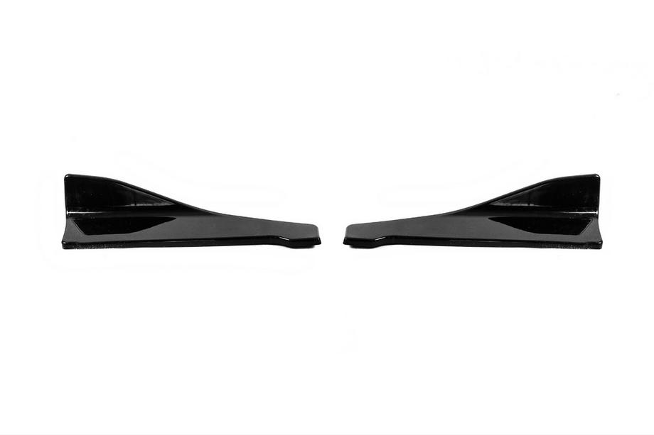Universele flap-extensions voor achterbumper type B (2 stuks, hoogglans zwart, ABS-kunststof) Foto 4