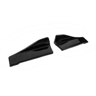 Universele Flap-extensions voor achterbumper type-C (2 stuks, hoogglans zwart, ABS-kunststof) foto 3