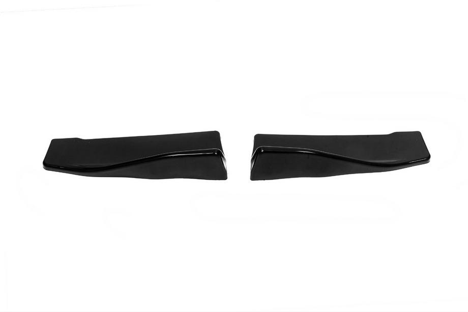 Universele Flap-extensions voor achterbumper type-C (2 stuks, hoogglans zwart, ABS-kunststof) Foto 4