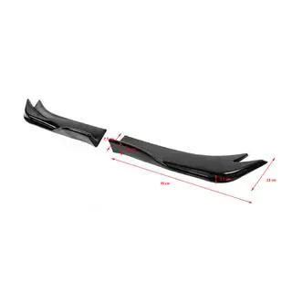 Universele flap-sets voor achterbumper type-E (2 stuks, hoogglans zwart, ABS-kunststof) foto 4