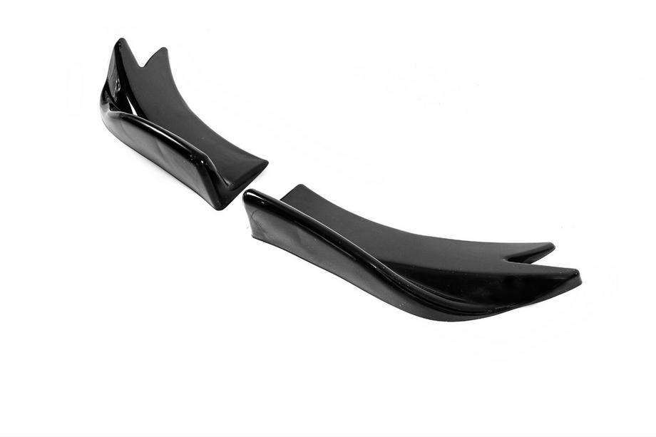 Universele flap sierlijsten voor achterbumper type F (2 stuks, hoogglans zwart, ABS-kunststof) Foto 5