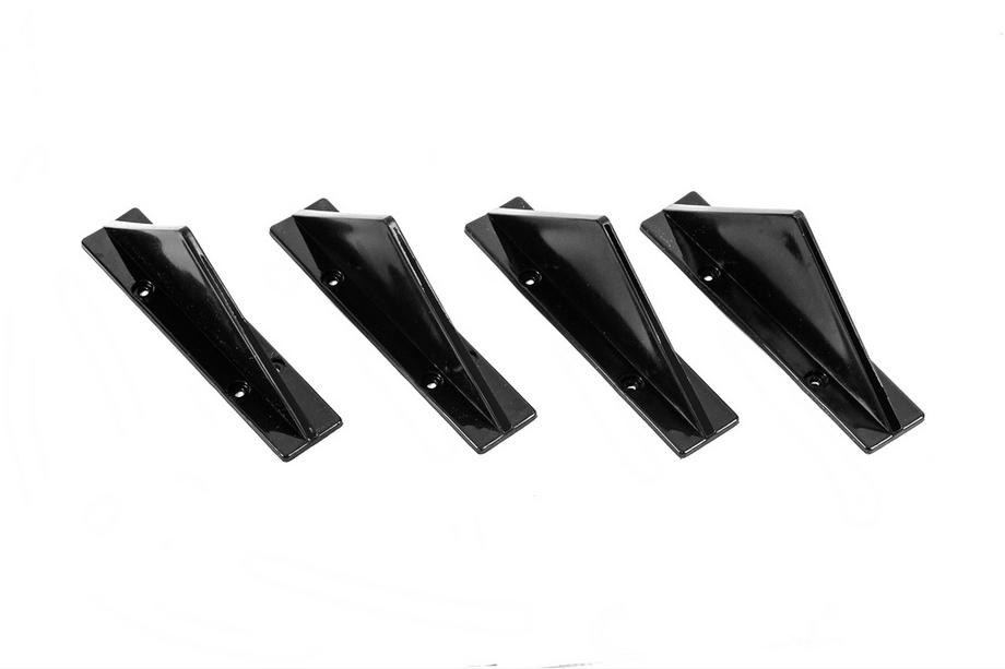 Universele achterdiffuser Type F (4 stuks, hoogglans zwart, ABS-kunststof) Foto 1