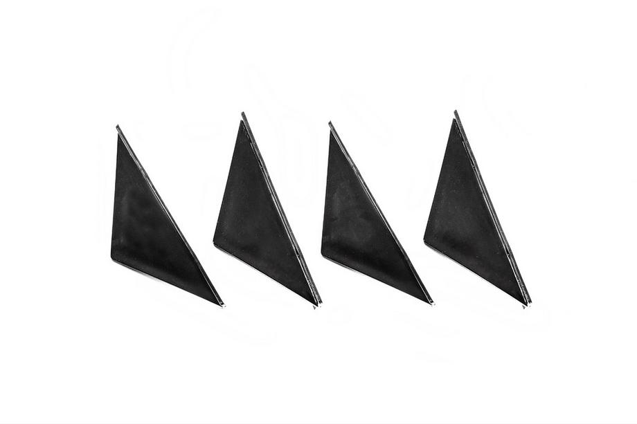 Universele achterdiffuser Type F (4 stuks, hoogglans zwart, ABS-kunststof) Foto 5