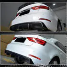 Audi A3 2012–2020 Achterbumper diffuser V2 (voor Base Sedan 2012-2016, carbon) foto 4