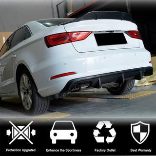 Achterbumper diffuser V2 (voor Base Sedan 2012-2016, carbon) foto 2