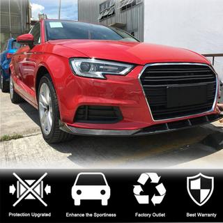 Frontsplitter Lip V1 voor voorbumper (voor Base 2017-2020 Sedan, carbon) foto 3