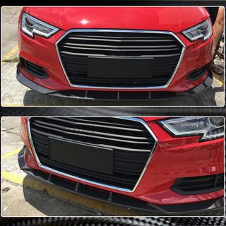 Frontsplitter Lip V1 voor voorbumper (voor Base 2017-2020 Sedan, carbon) foto 4