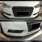 Audi A3 2012–2020 Frontbumper lip spoiler Lip V1 (voor Base 2012-2016 Sedan, carbon) foto 3