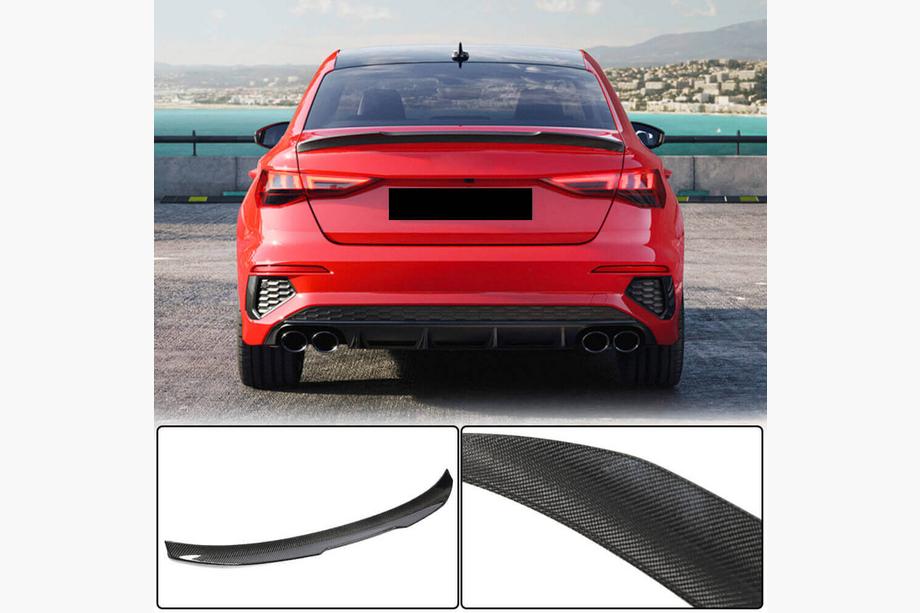 Audi A3 2020– Spoiler V2 (voor sedan, carbon) Image