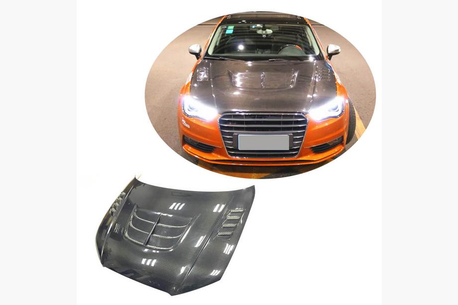 Audi A3 2012–2020 Motorkap V1 (voor Sedan 2012-2016, koolstof) Image