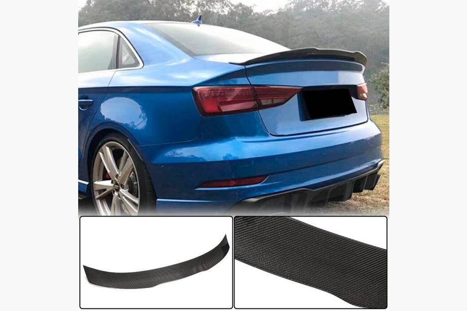 Audi A3 2012–2020 Spoiler V6 (voor Sedan, carbon) Image