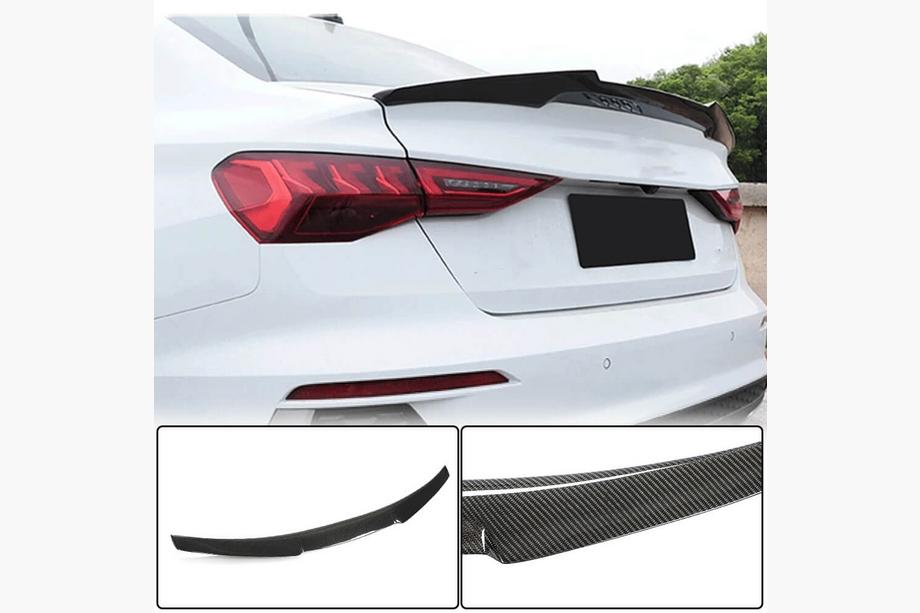 Audi A3 2020– Spoiler V1 (voor sedan, carbon) Foto 1