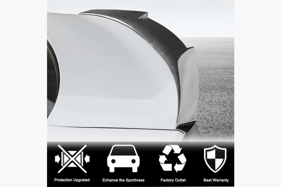 Audi A3 2020– Spoiler V1 (voor sedan, carbon) Foto 2