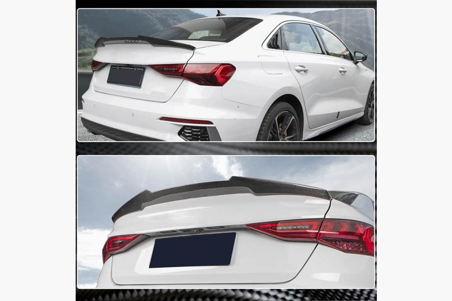 Audi A3 2020– Spoiler V1 (voor sedan, carbon) Foto 3