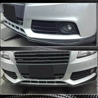 Front bumper lip Lip (voor Base 2007-2011, carbon) Audi A4 B8 2007–2015 foto 3