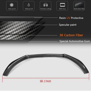 Front bumper lip Lip (voor Base 2007-2011, carbon) foto 4