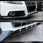 Audi A4 B8 2007–2015 Centrale frontbumperlip (voor Base 2007-2011, carbon) foto 3