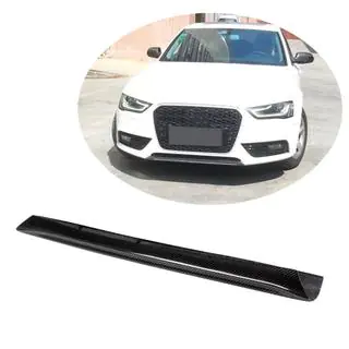 Front bumper lip (voor Base 2011-2015, carbon) Audi A4 B8 2007–2015 foto 1