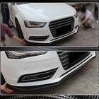Audi A4 B8 2007–2015 Front bumper lip Lip (voor Base 2011-2015, carbon) foto 3