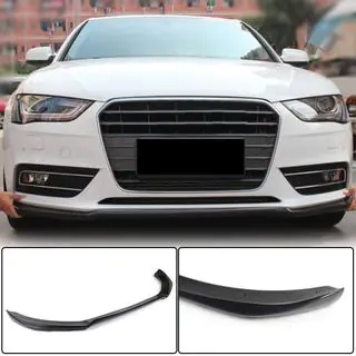 Front bumper lip Lip (voor Base 2011-2015, carbon) Audi A4 B8 2007–2015 foto 1