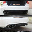 Audi A4 B8 2007–2015 Achterbumper diffuser (voor Base 2011-2015, carbon) foto 4