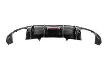 Audi A4 B9 2015–2024 Achterbumper diffuser (voor Base Sedan 2015-2019, Carbon) foto 5