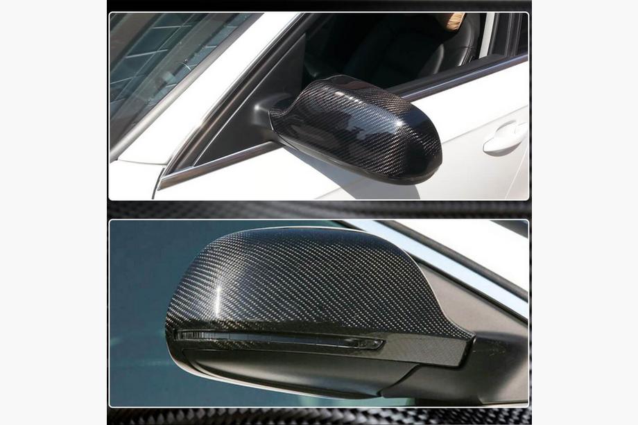 Audi A4 B8 2007–2015 Spiegelkappen Replacement Style (Carbon) V2 Foto 3