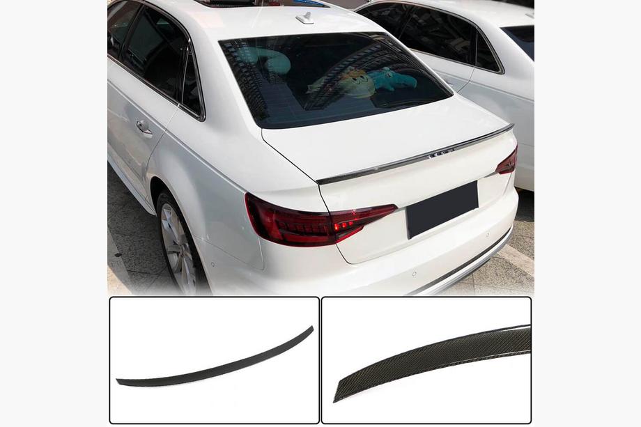 Audi A4 B9 2015–2024 Spoiler V7 (voor Sedan, carbon) Image