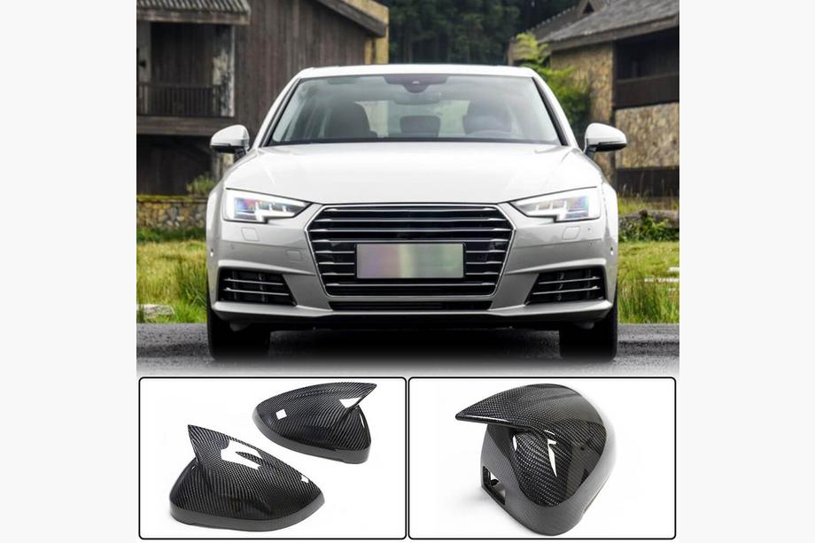Audi A4 B9 2015–2024 Spiegelkappen set, LHD vervanging (Carbon) V1 Image