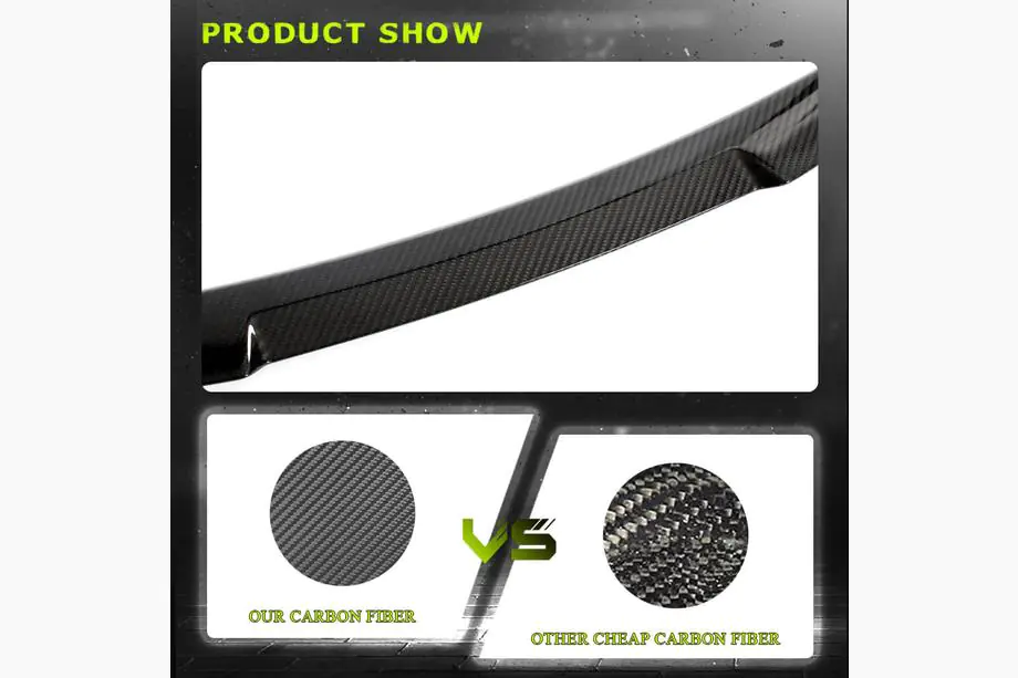 Audi A5 2016–2025 V5 spoiler (voor Sportback, carbon) Foto 3