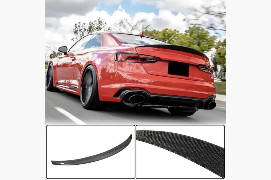 Audi A5 2016–2025 Spoiler V5 (voor coupé, carbon) Image